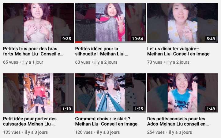 Meihan Liu Conseil En Image A Lyon La Chaine Youtube Est Lancee